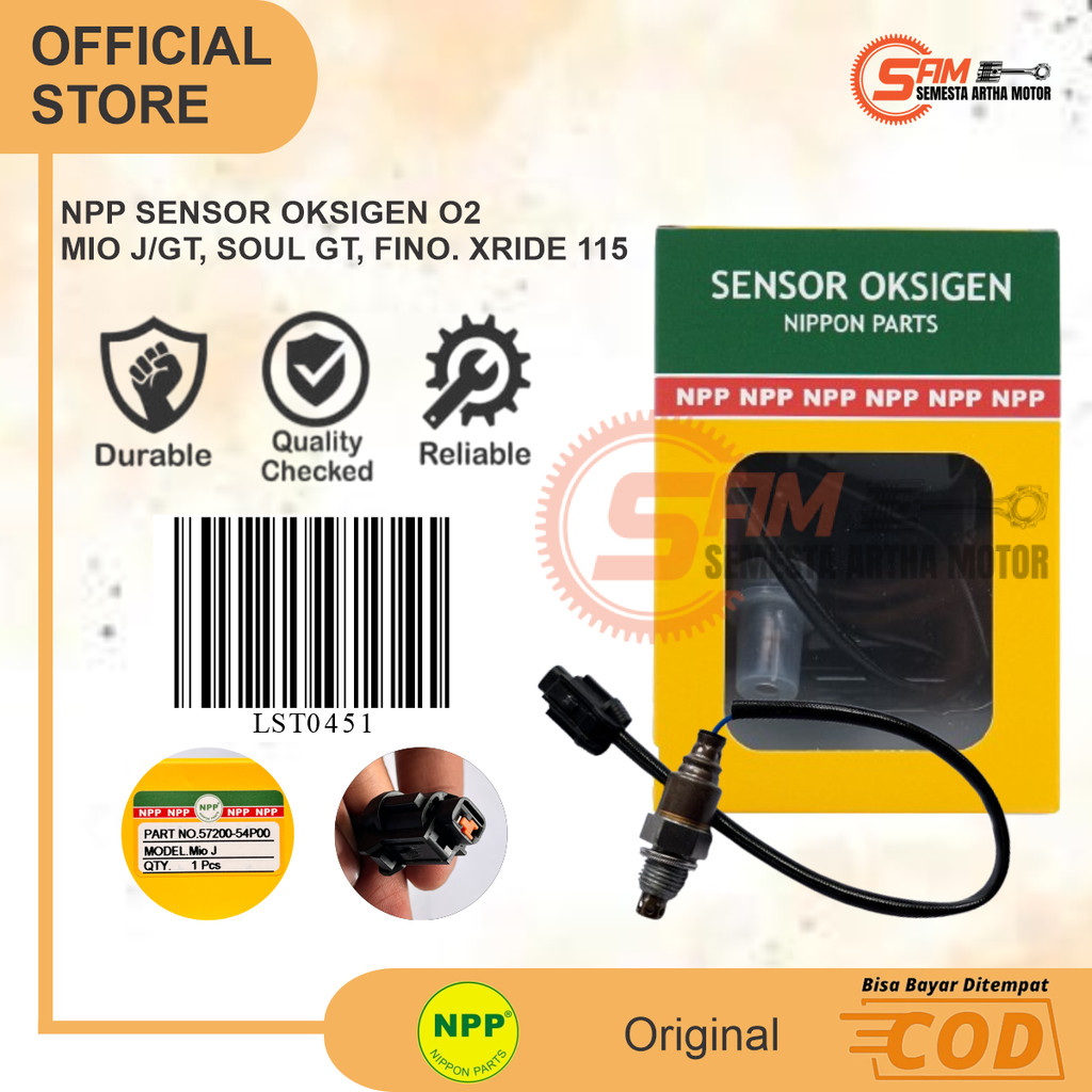 Jual NPP Sensor Oksigen O2 Yamaha Mio J Xeon Soul GT Fino X-Ride 115 ...