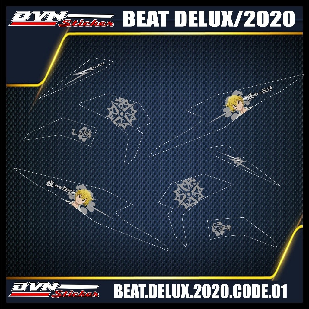Jual STRIPING TRANSPARAN BEAT 2020/DELUX LIST VARIASI TRANSPARAN BEAT ...