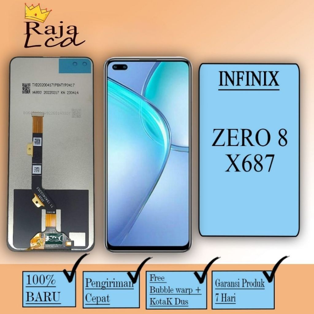 Jual LCD FULLSET TOUCHSCREEN INFINIX ZERO 8 X687 | Shopee Indonesia