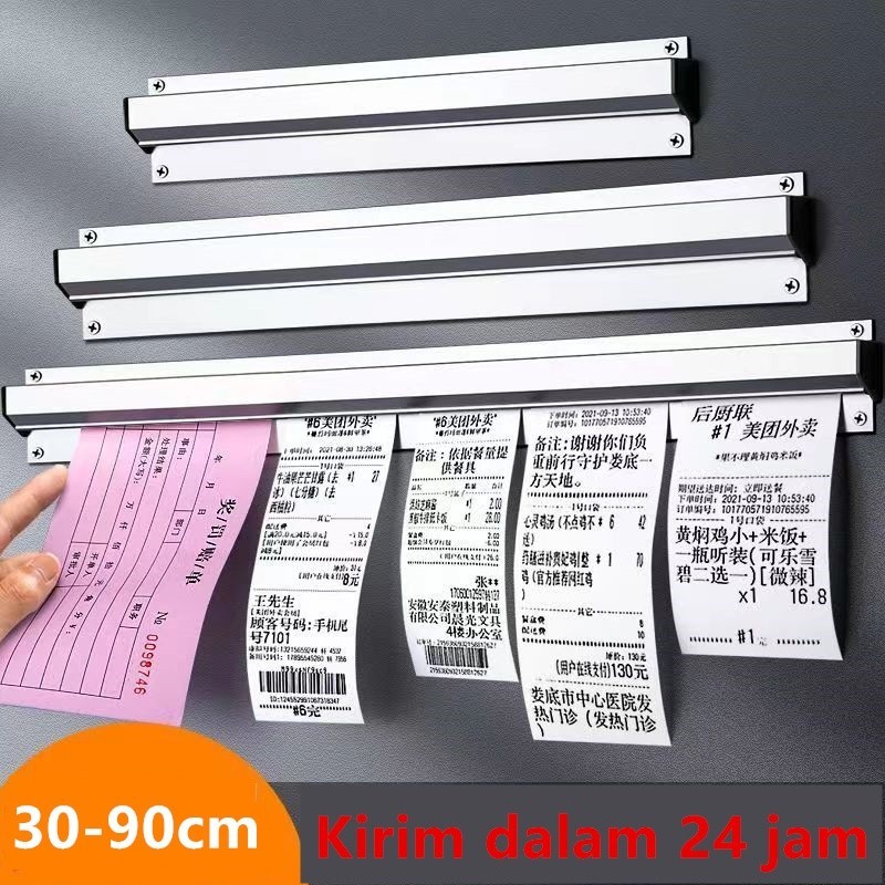 Jual 【Ready】30/40/50/60/70/80/90cm Bill Holder Restaurant/Penjepit Nota ...