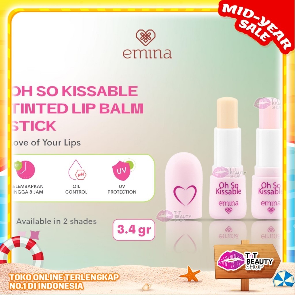Jual EMINA Oh So Kissable Tinted Balm Stick Lip Balm Shopee Indonesia