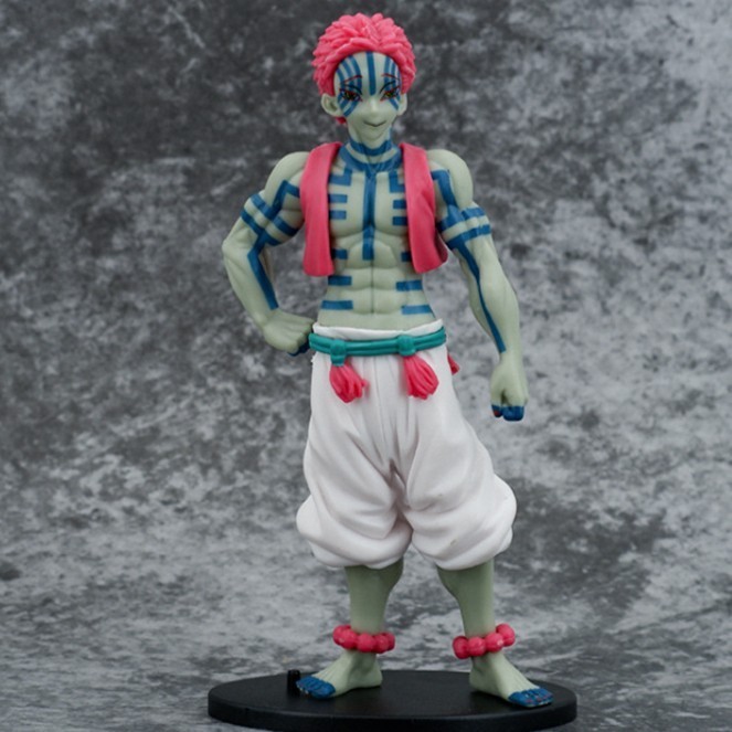 Figurine Akaza 18 Cm – Statue Combat, Collection Demon Slayer, PVC Fait Main, Cadeau Anniversaire Pour Fans