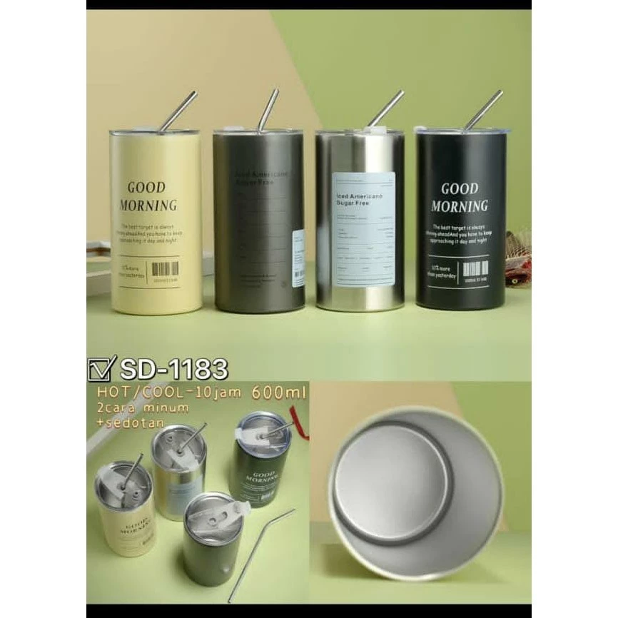 Tumbler Stainless Steel 600ml Anti-Leak Vacuum | AutoStock