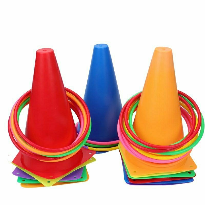 Jual Mainan Cone Ring Throwing Game/Mainan Lempar Ring Tower Game ...