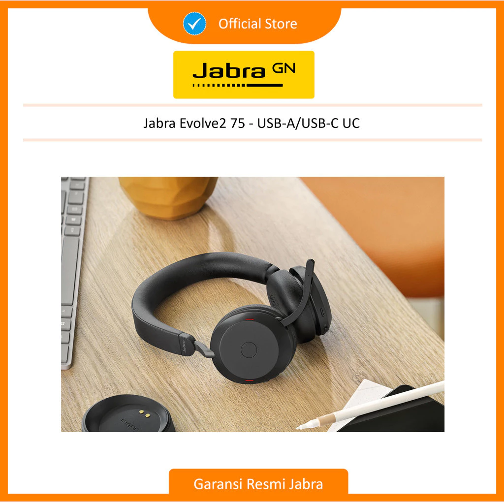 Jabra Evolve2 75 - USB-A/USB-C UC