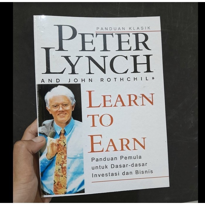Jual learn to earn peter lynch buku cetak shopee indonesia