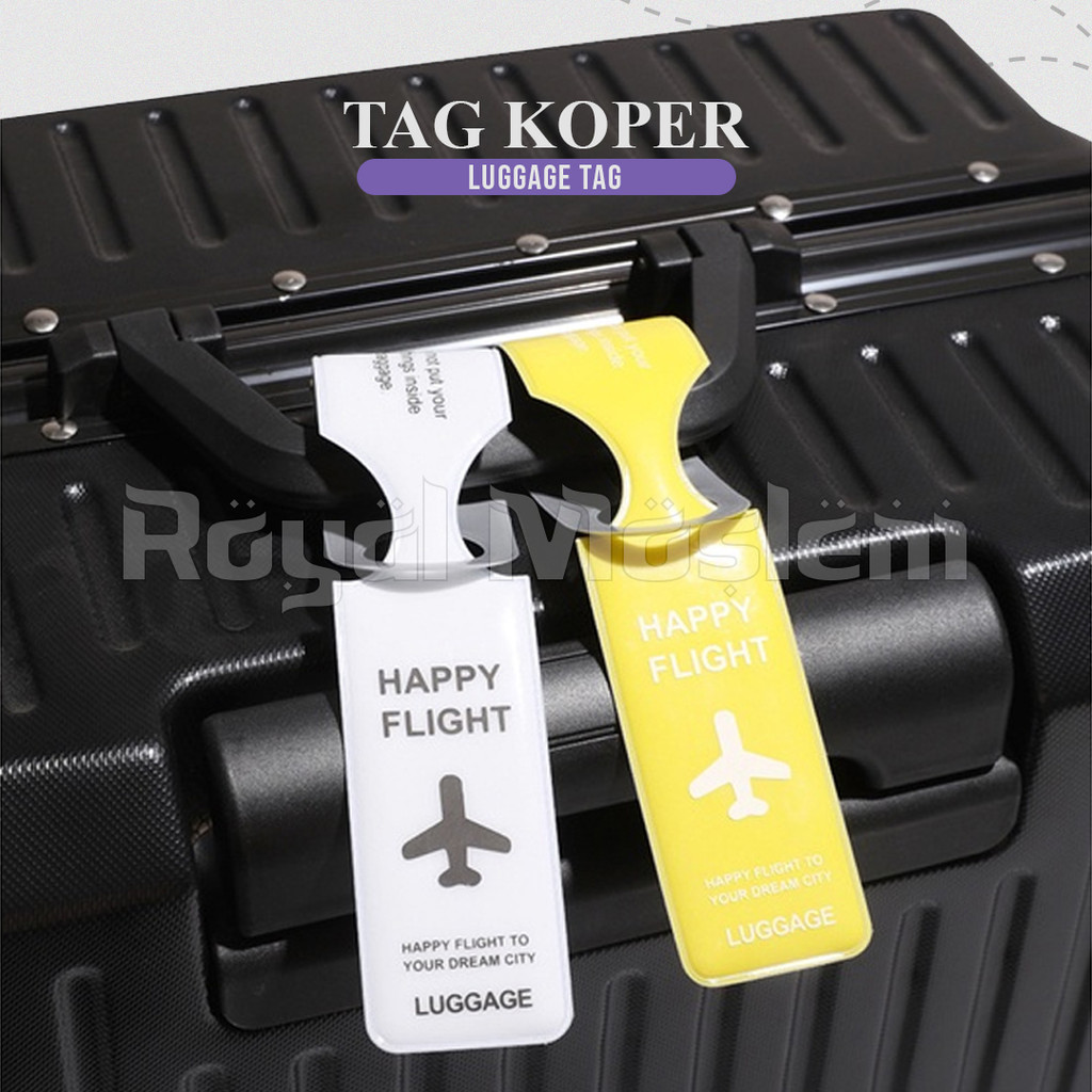 Jual Penanda Koper Tulisan Tag, Tanda Tas Luggage Nama Identitas ...