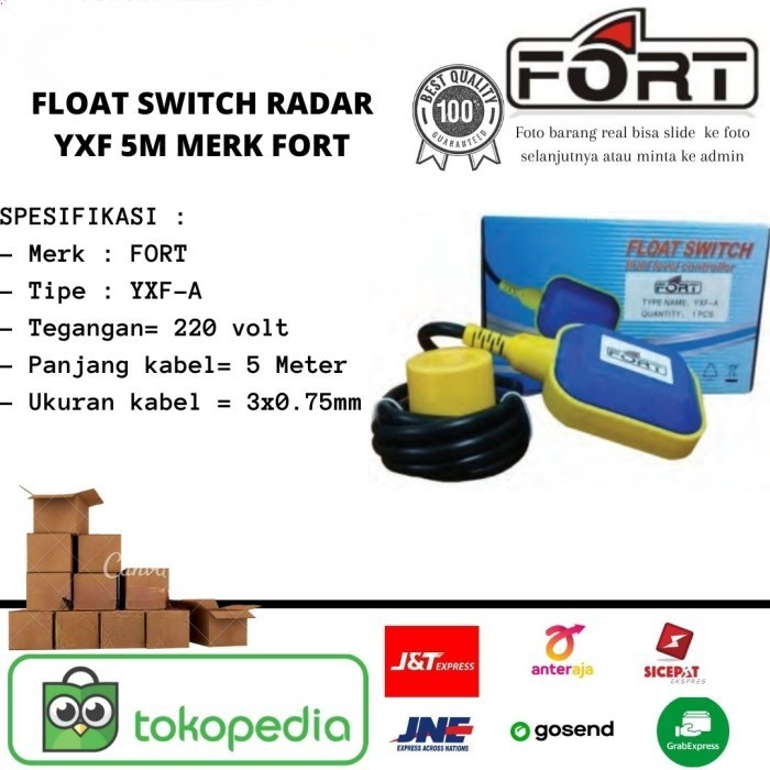 Jual Float Switch Radar YXF 5M Celup Pompa Tangki Fort | Shopee Indonesia