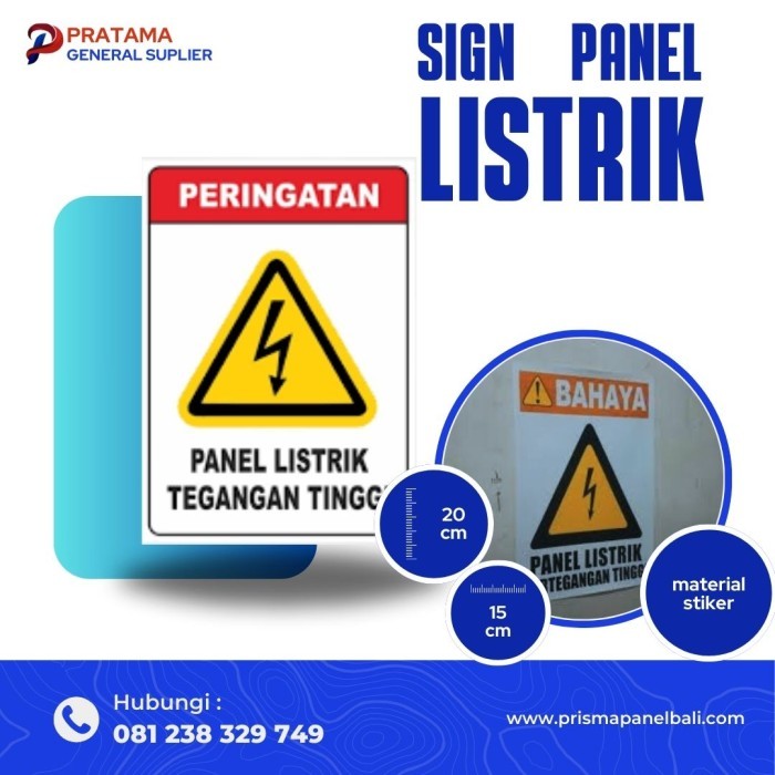 Jual Sign Stiker Panel Listrik | Shopee Indonesia