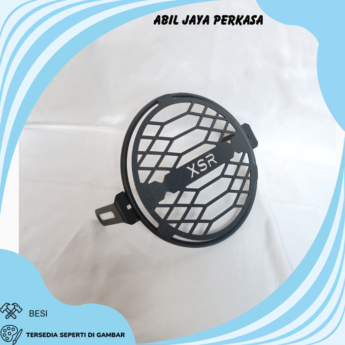 Jual Grill Cover Headlamp Xsr Aksesoris Lampu Motor Pelindung Lampu Yamaha Xsr Stang