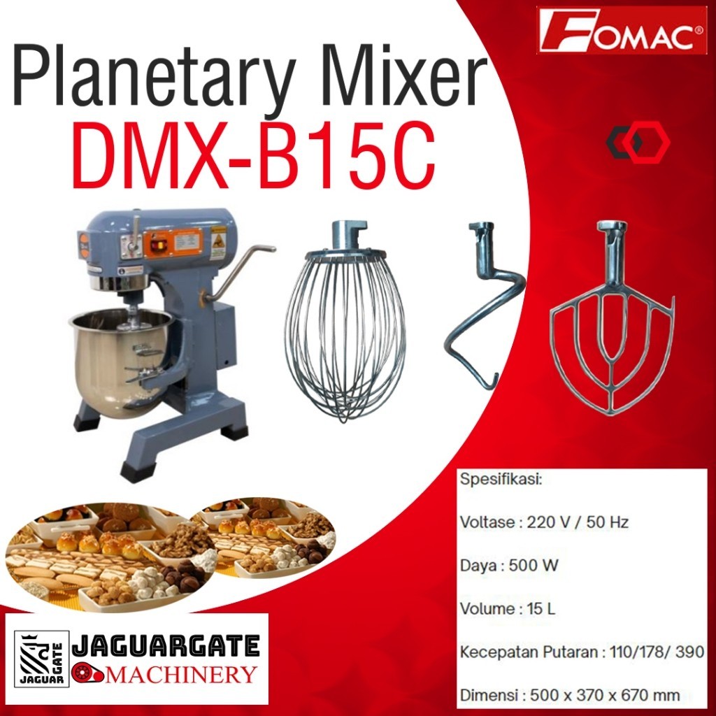 Jual Planetary Mixer Dmx B Fomac Mixer Liter Fomac Dmx B C