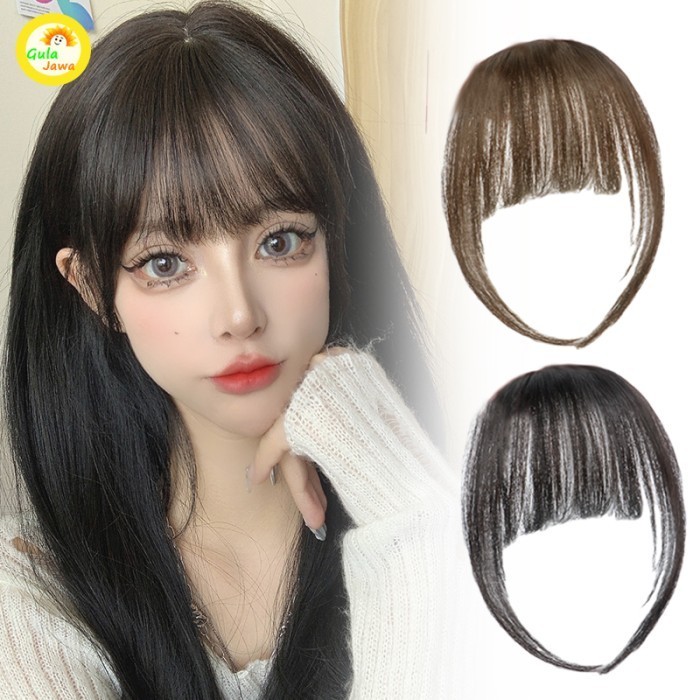 Jual Poni Palsu 3d Dari Ubun Rambut Palsu Hairclip Poni 3d Penambah ...