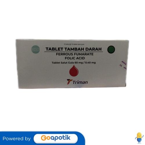 Jual Tablet Tambah Darah Triman Box 100 Tablet | Shopee Indonesia