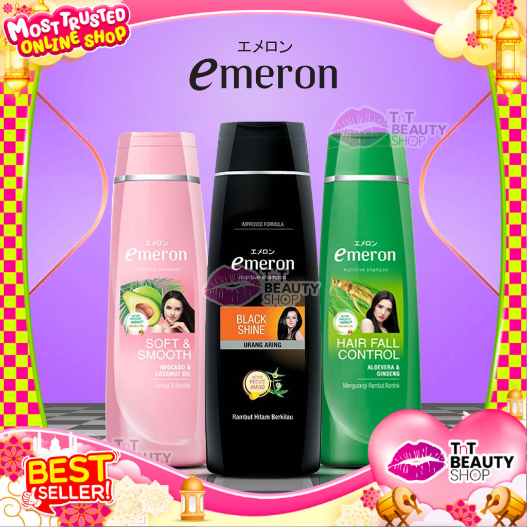 Jual Emeron shampoo Series 170ml - 70ml Emeron Shampoo hijab clean ...