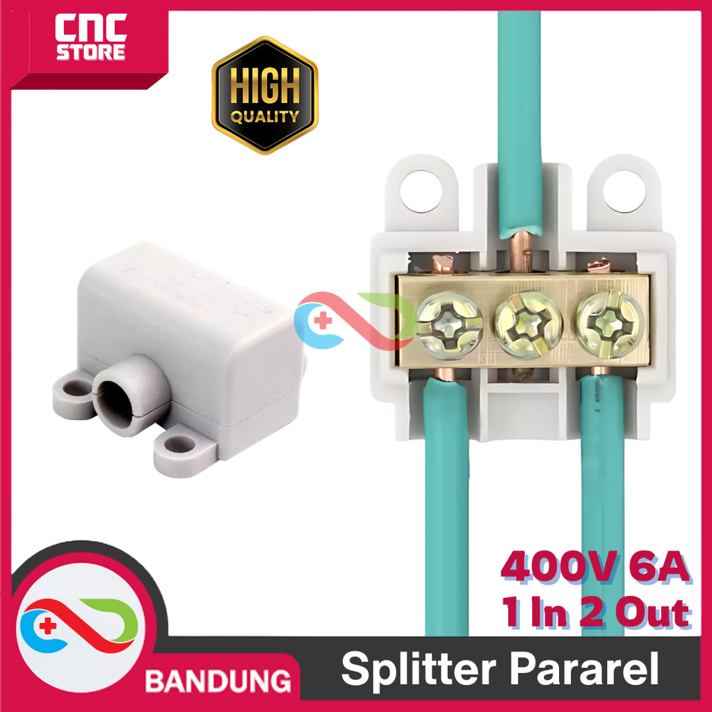 Jual TERMINAL BLOCK BLOK KONEKTOR SPLITTER PARALEL KABEL HIGH POWER ...