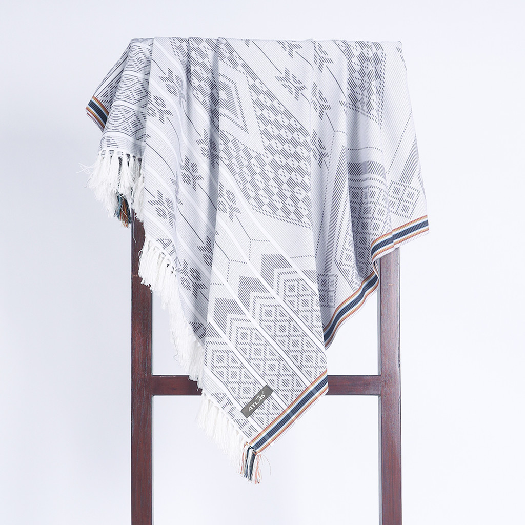 Jual Surban Subaiyah ATLAS Motif Dobby SGF 01 Putih | Shopee Indonesia