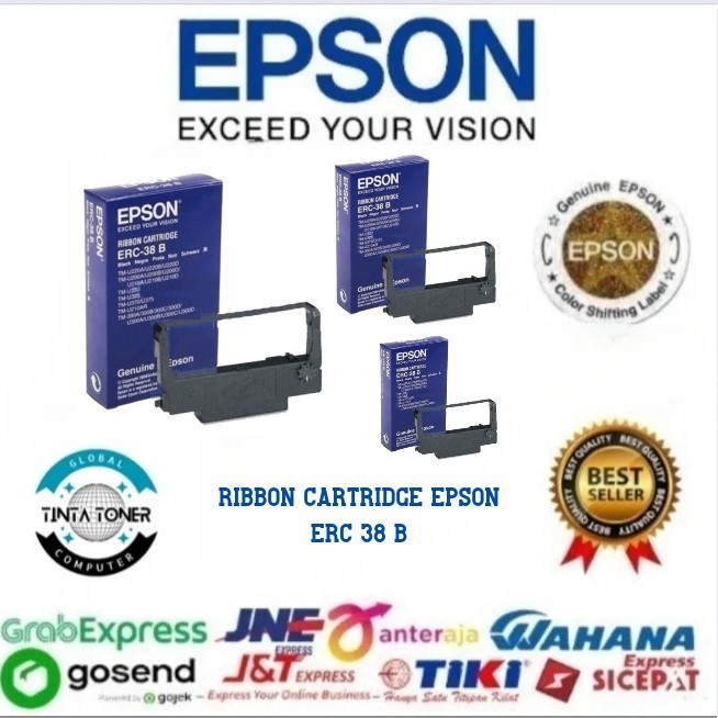 Jual RIBBON CATRIDGE EPSON ERC 38 B ORIGINAL | Shopee Indonesia