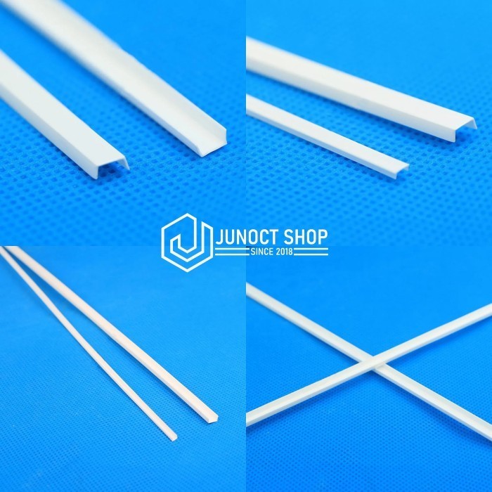 Jual ABS U Shape PVC - U Beam PLA List Batang Kanal UNP - Plastik Maket ...