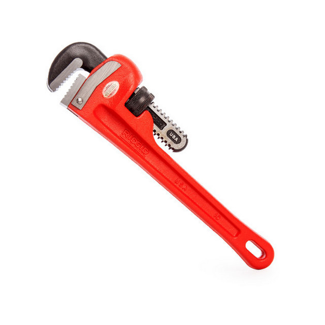 Jual Kunci Pipa 10 Inch RIDGID 31010 Straight Pipe Wrench 10in Heavy ...