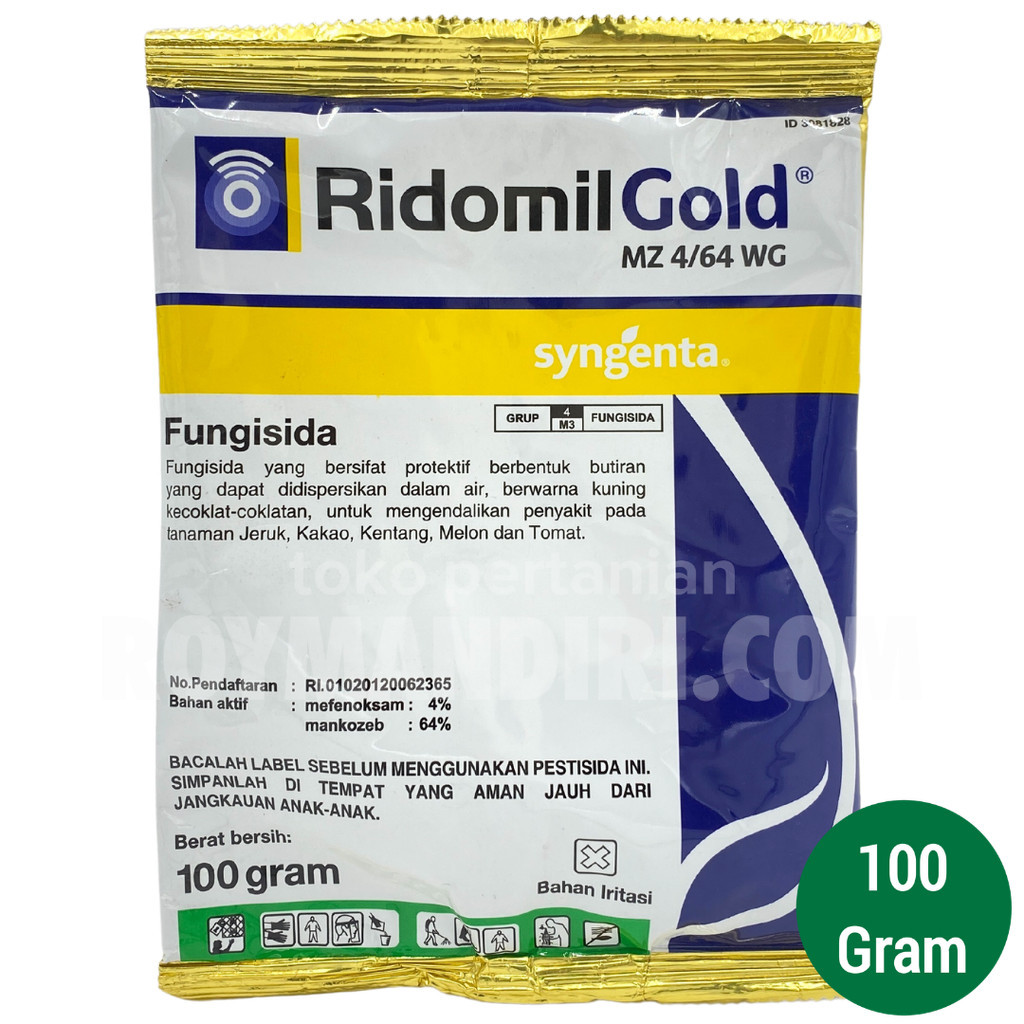 Jual Fungisida Ridomil Gold MZ 4/64WG @100 gram | Shopee Indonesia