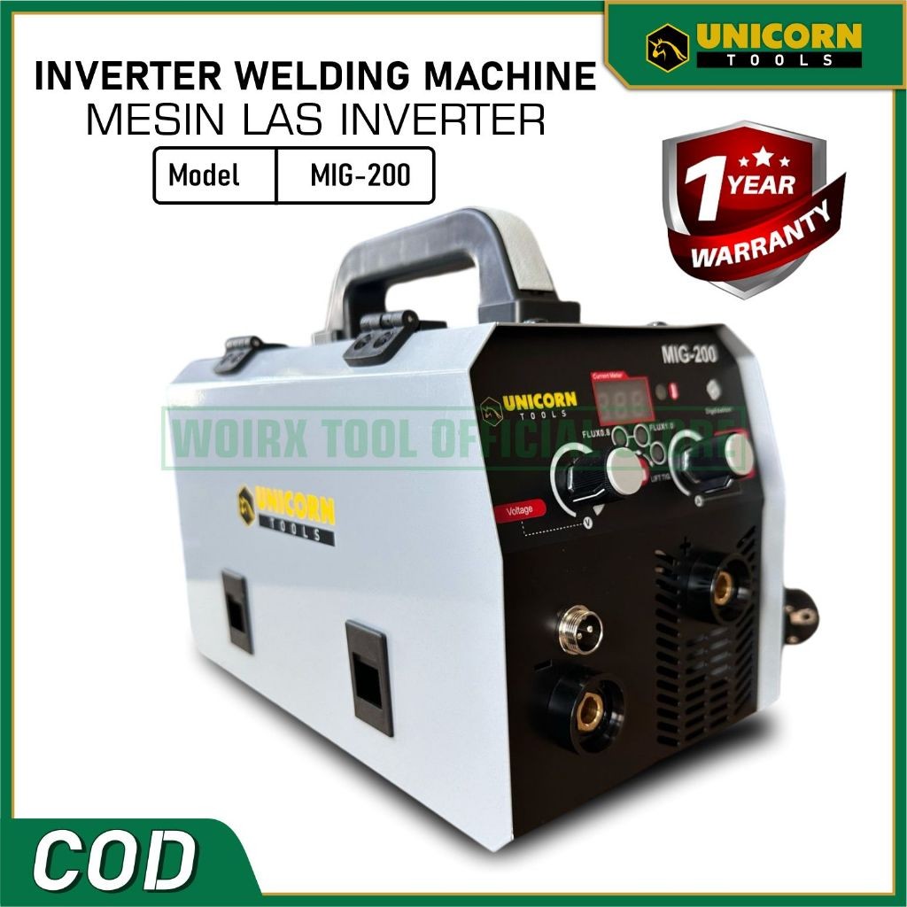 VEVOR Machine a Souder Combi 3 en1 200A MIG MAG Onduleur E-Hand IGBT