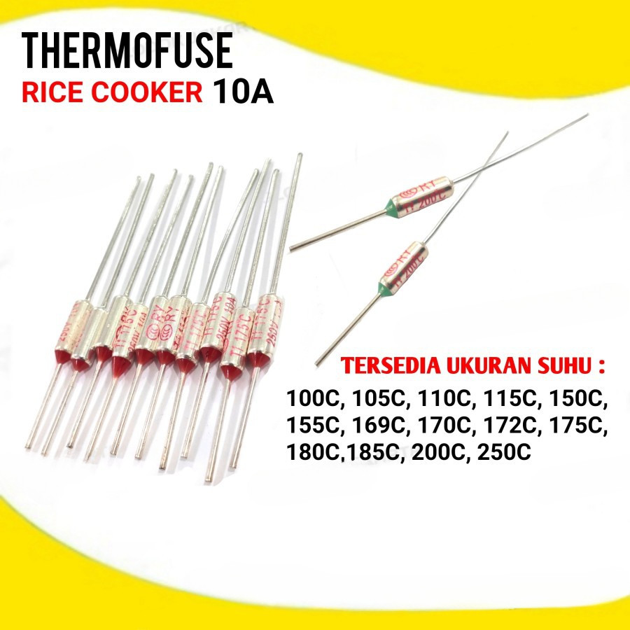 Jual Thermofuse Fuse 10A 250V Magic Com Thermal Termofuse | Shopee ...