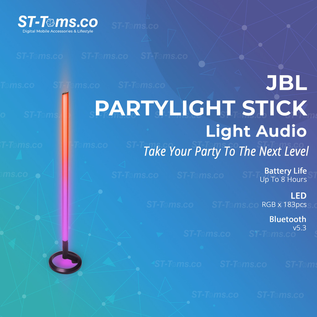Jual JBL Partylight Stick Bluetooth Party Light Stick 360° Light ...