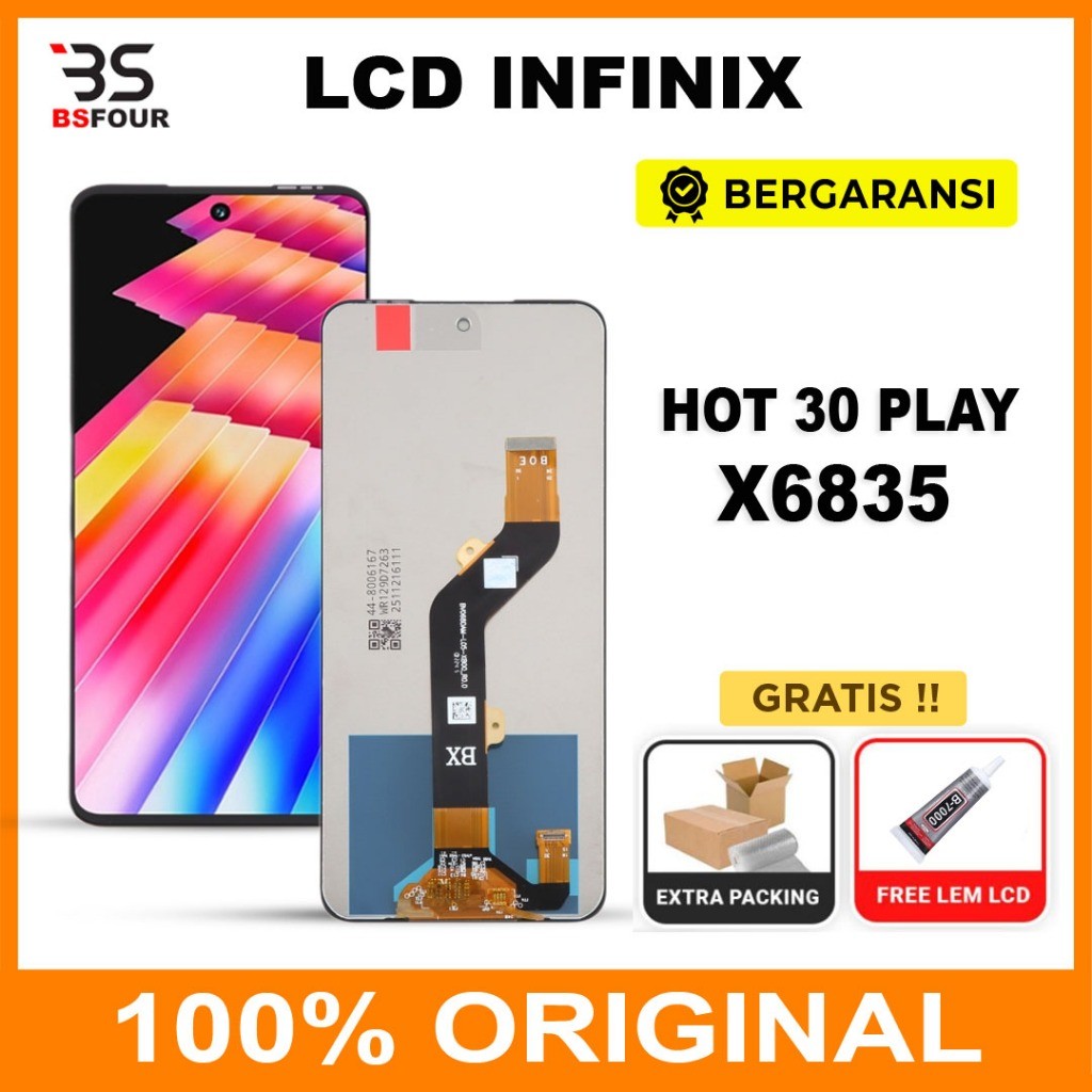 Jual LCD INFINIX X6835 / HOT 30 PLAY FULLSET TOUCHSCREEN | Shopee Indonesia