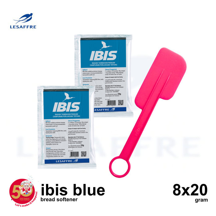 Jual Bundling IBIS Blue Sachet, Pelembut roti isi 2 pack (8 sachet ...