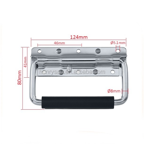Jual Handle Tempel Box besar PEGANGAN Hardcase Besi Silver handel box ...
