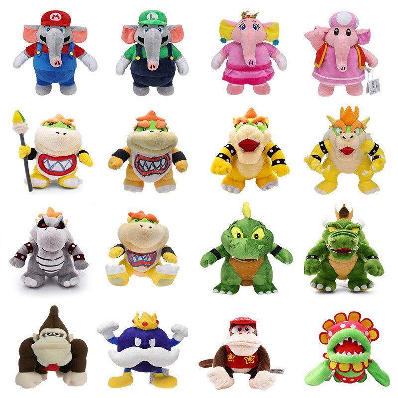 Jual Mario Elephant Princess Mario Luigi Bowser JR. King Bob-omb Donkey ...