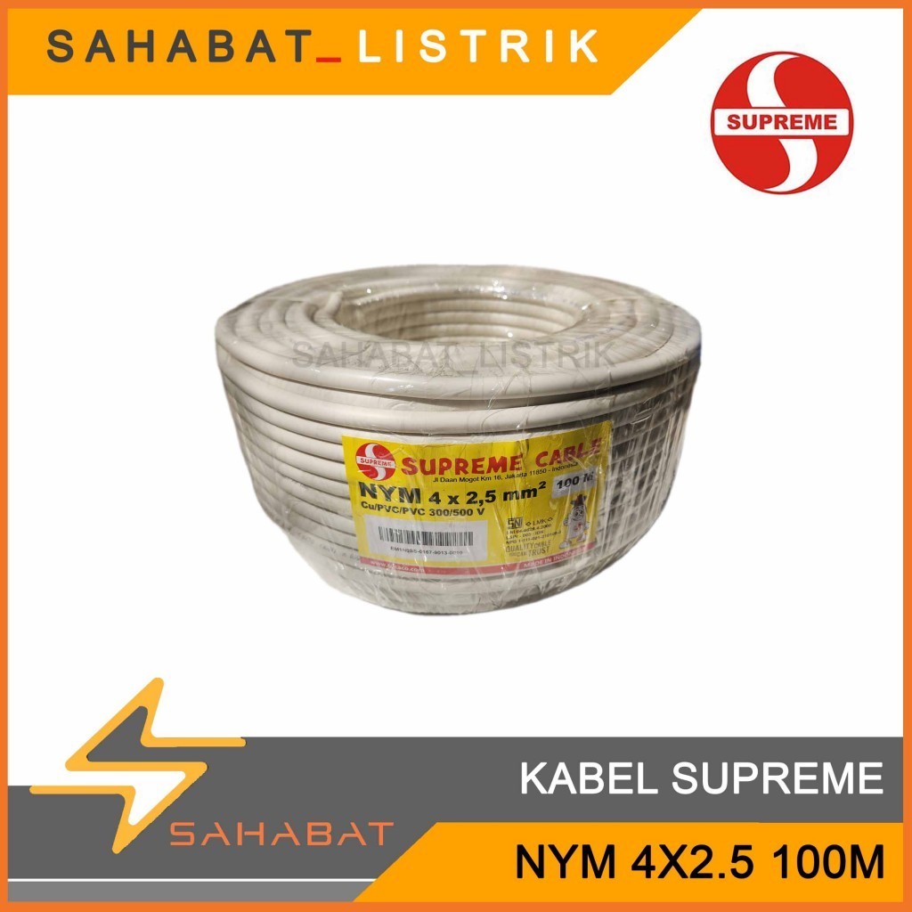 Jual KABEL SUPREME NYM 4X2.5 100M | Shopee Indonesia