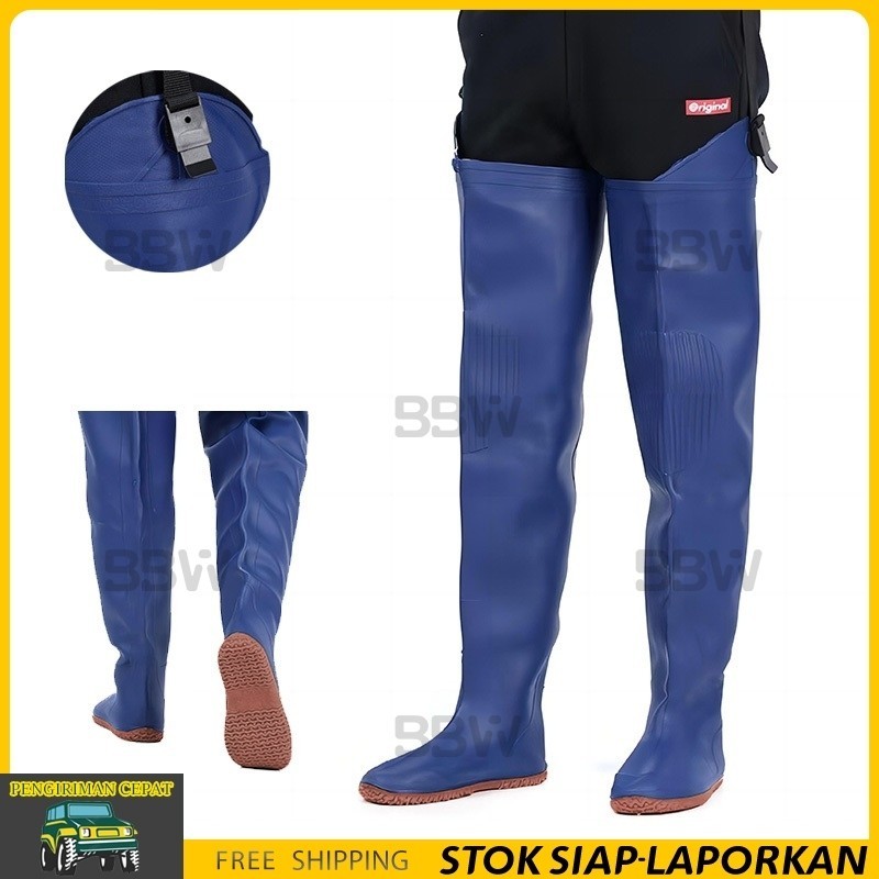 Jual Sepatu pancing sawah tahan air luar ruangan petani paha panjang ...