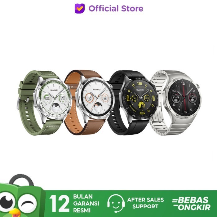 Jual HUAWEI Watch GT 4 41mm 46mm Garansi Resmi Huawei GT4 46mm Black Harga Promo Shopee Indonesia