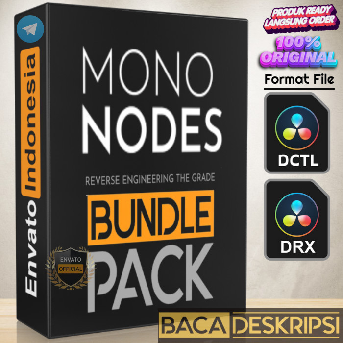 Jual Mononodes Bundle Packs DCTL + Powergrade 2024 updates | Shopee ...