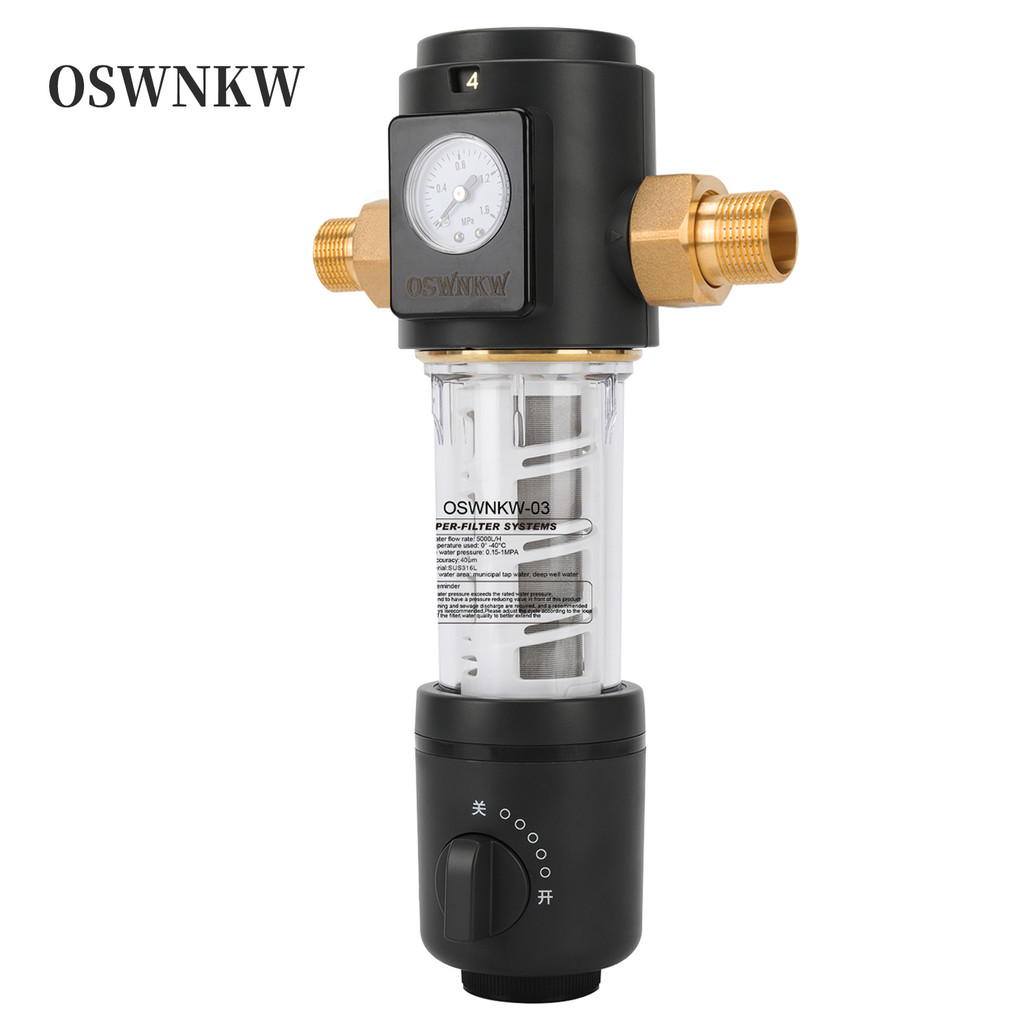 Jual OSWNKW-03 Pre Filter Purifier Whole House Spin Down Sediment Water ...