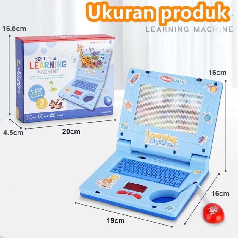 Jual MAINAN ANAK LAPTOP MOUSE MESIN PEMBELAJARAN KARTUN DENGAN MUSIK ...