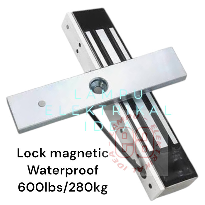 Jual MLOCK OUTDOOR WATERPROOF MAGNETIC LOCK EMLOCK 280KG 600LBS 12V ...