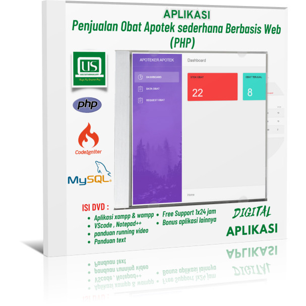 Jual Aplikasi Penjualan Obat di Apotek Sederhana Berbasis Web (PHP ...