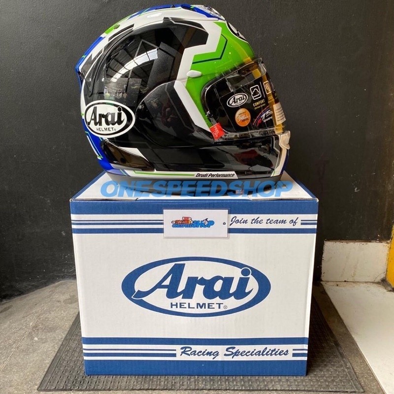 Jual ARAI RX7X REA SB2 GREEN 100%ORIGINAL | Shopee Indonesia