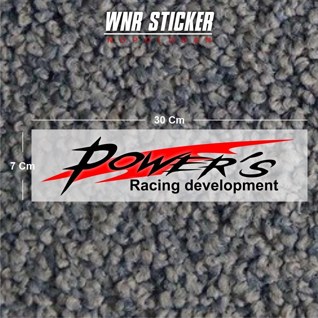 Jual stiker kap mobil power racing development | Shopee Indonesia