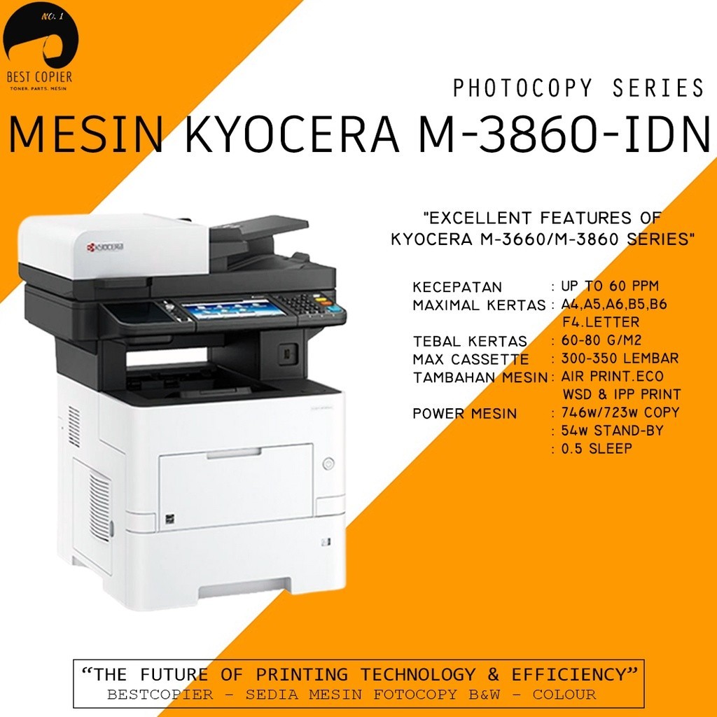 Jual Mesin Fotocopy Kyocera M Idn Original Berkualitas Printer