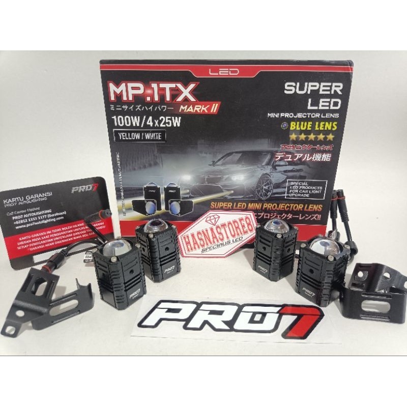 Jual PRO7 MP1TX | MINI PROJECTOR CRISTAL LENS 25W MINI LASER PRO7 ...