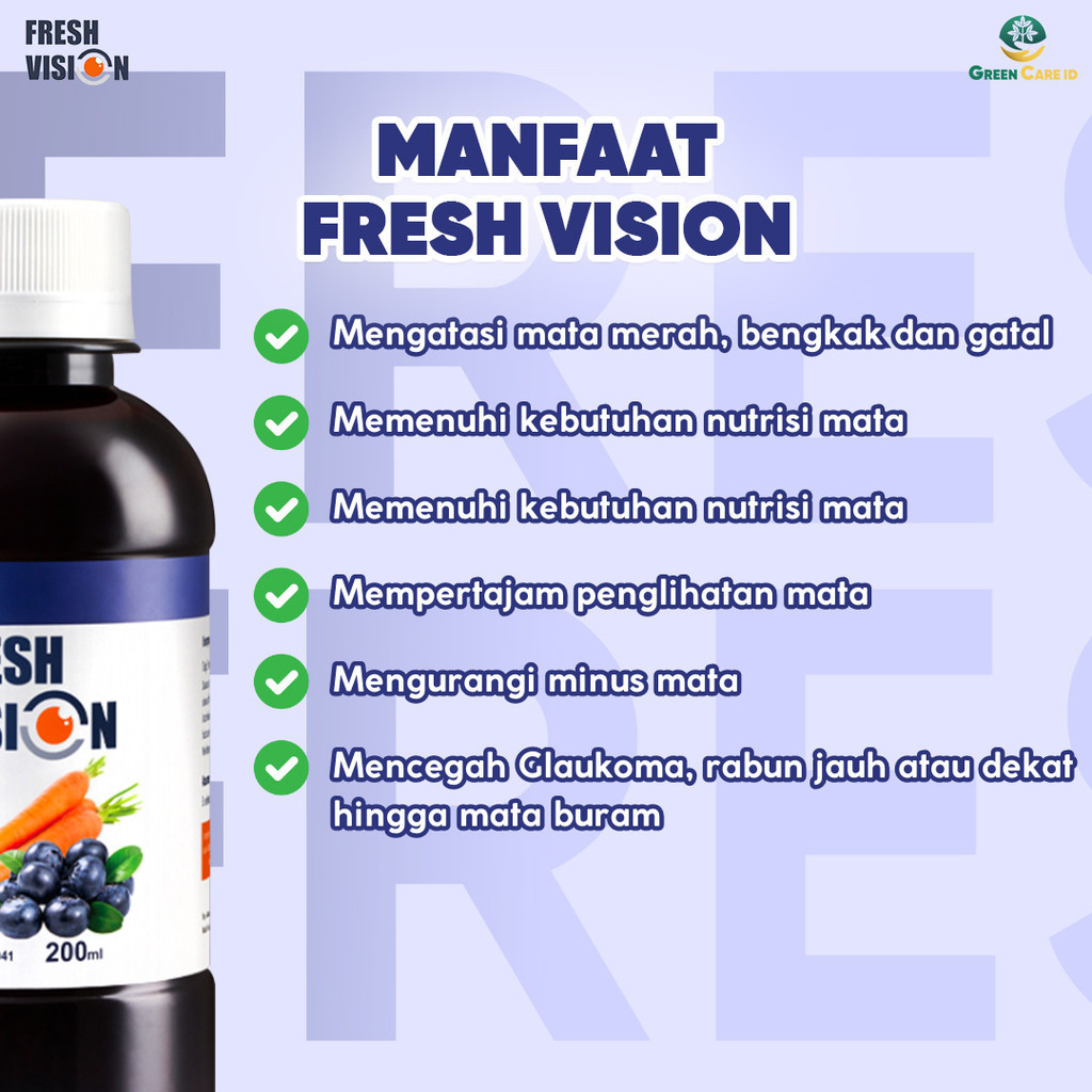 Jual Fresh Vision - Atasi Mata Minus Katarak Rabun Jauh Rabun Dekat ...