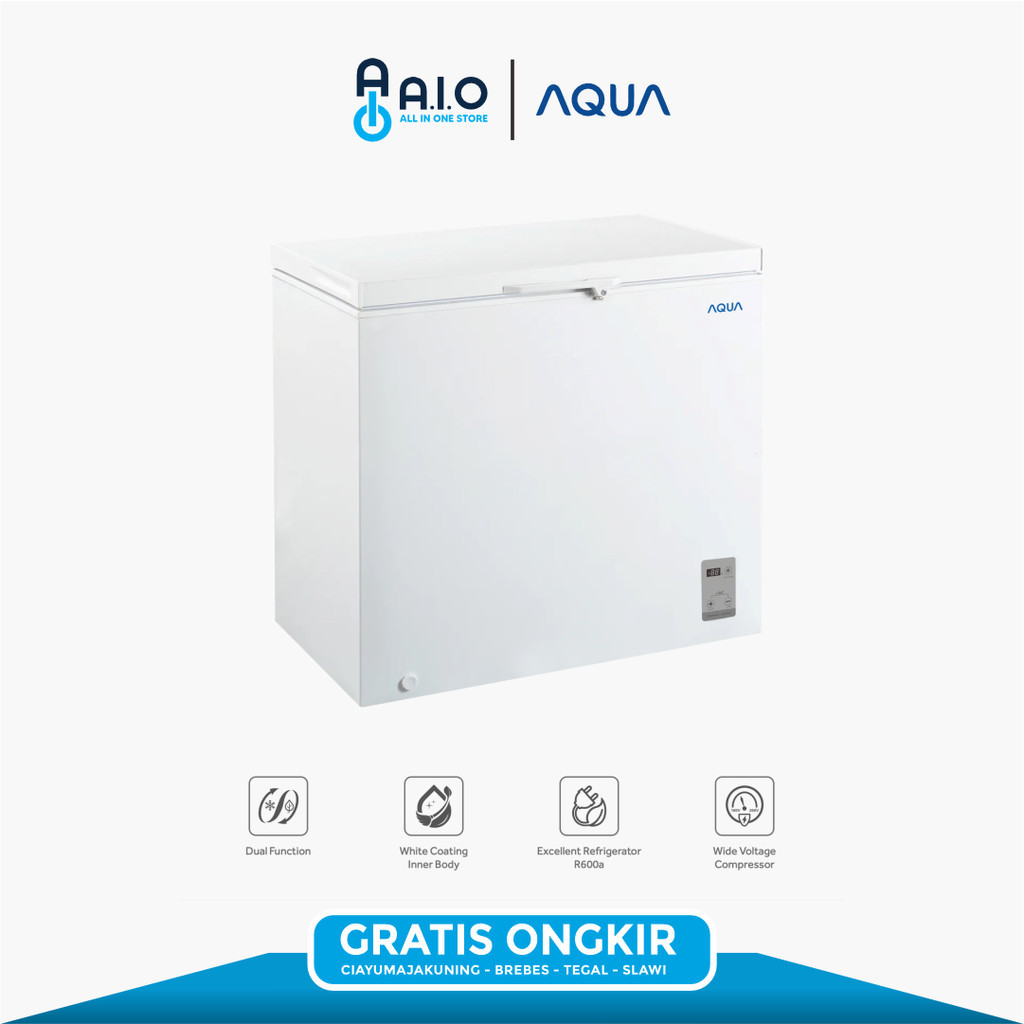 Jual Aqua Chest Freezer Pintu L Aqf Fa Shopee Indonesia