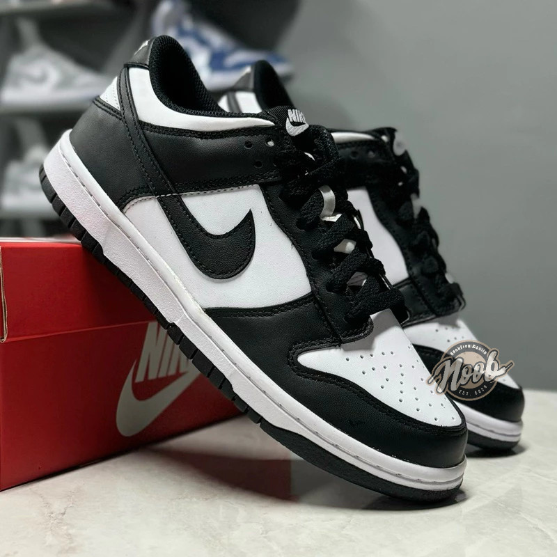 Jual Nike Dunk Low White Black Panda (GS) | Shopee Indonesia