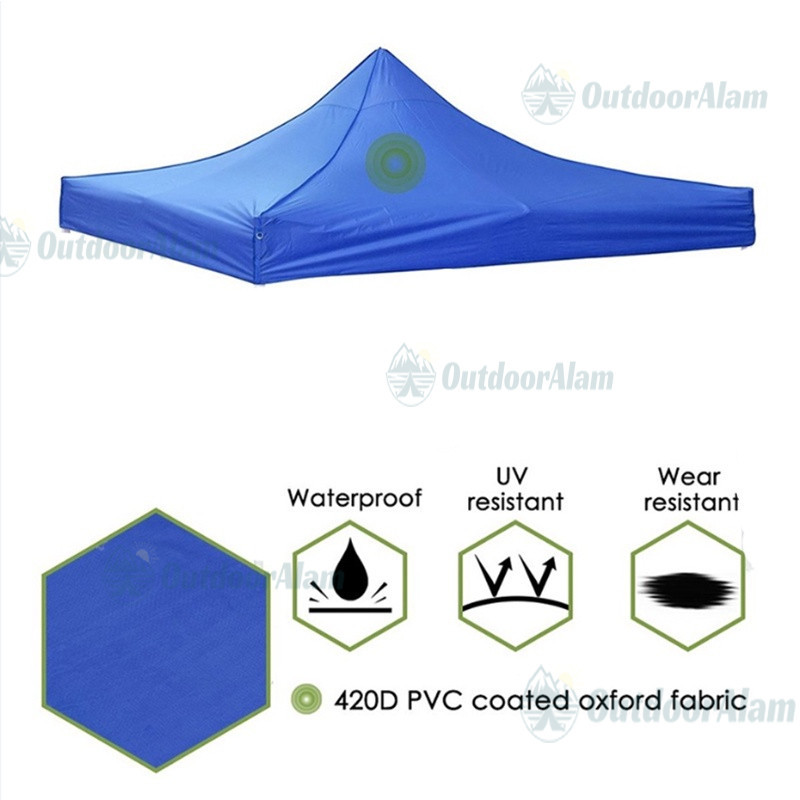 Jual Terpal Atap Tenda Polyester Import Lipat 2x2 3x3 Murah 420D Anti ...