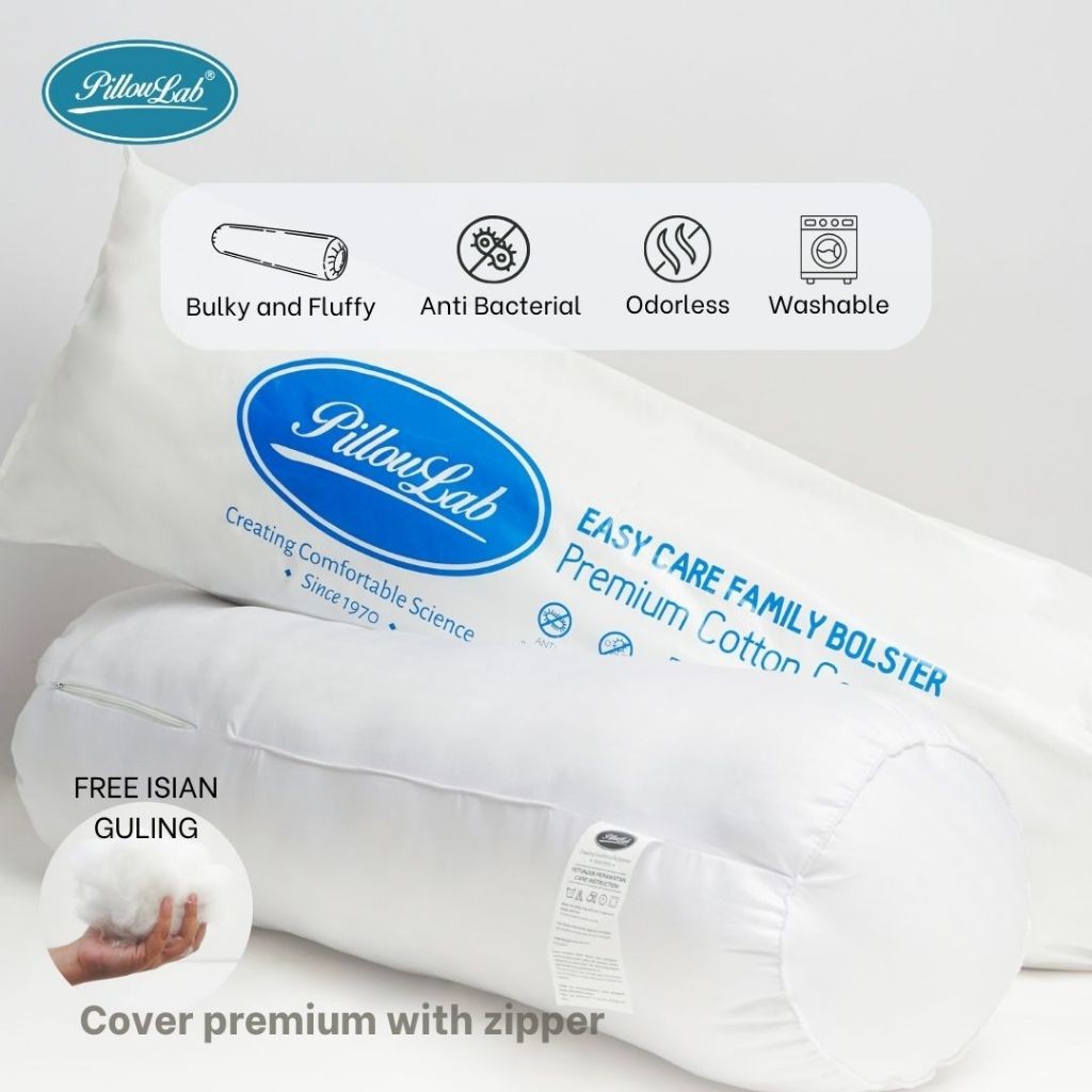 Jual Pillow Lab Guling Dewasa / Guling Tidur Adjustable Bolster 23x85 ...