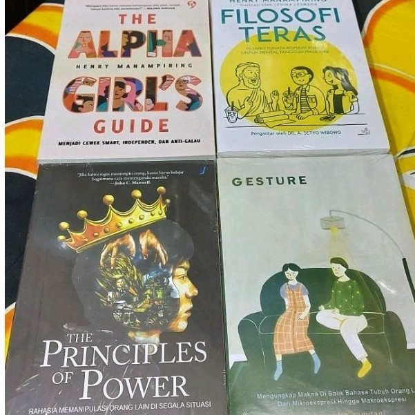 Jual Paket 4 Buku The Principles Of Power Gesture Filosofi Teras The