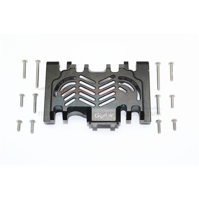 Jual TRAXXAS TRX4 Aluminum Lower Gear Cover GPM RACING BLACK